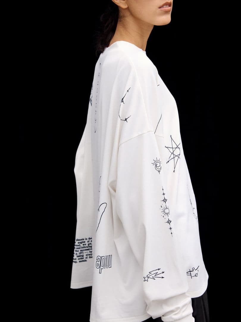 トップス Ameri PLANET TATTOO LONG SLEEVE TOP