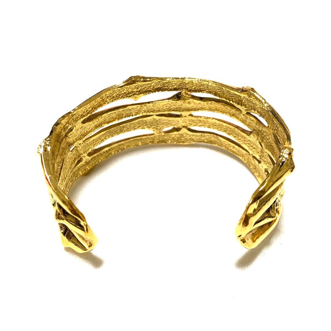 ysl vintage バンブーバングル　ブレスレット　アンティーク