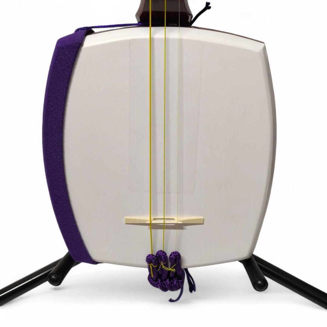 美品！日本和楽器製造 銀河印 にちわ印 津軽三味線 入門セット（合成皮・花梨材）