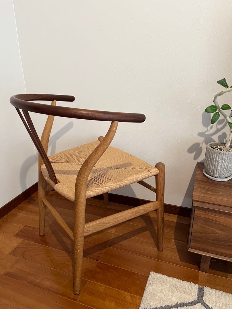 Yチェア　CH24 オーク＆ウォールナット　オイル仕上げ