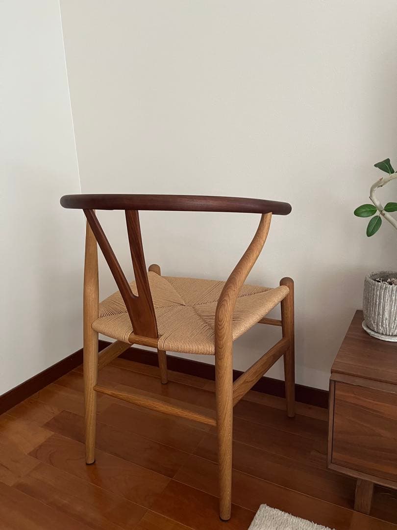 Yチェア　CH24 オーク＆ウォールナット　オイル仕上げ