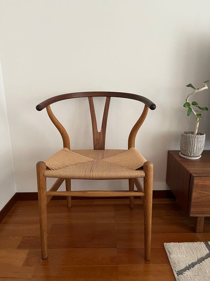 Yチェア　CH24 オーク＆ウォールナット　オイル仕上げ