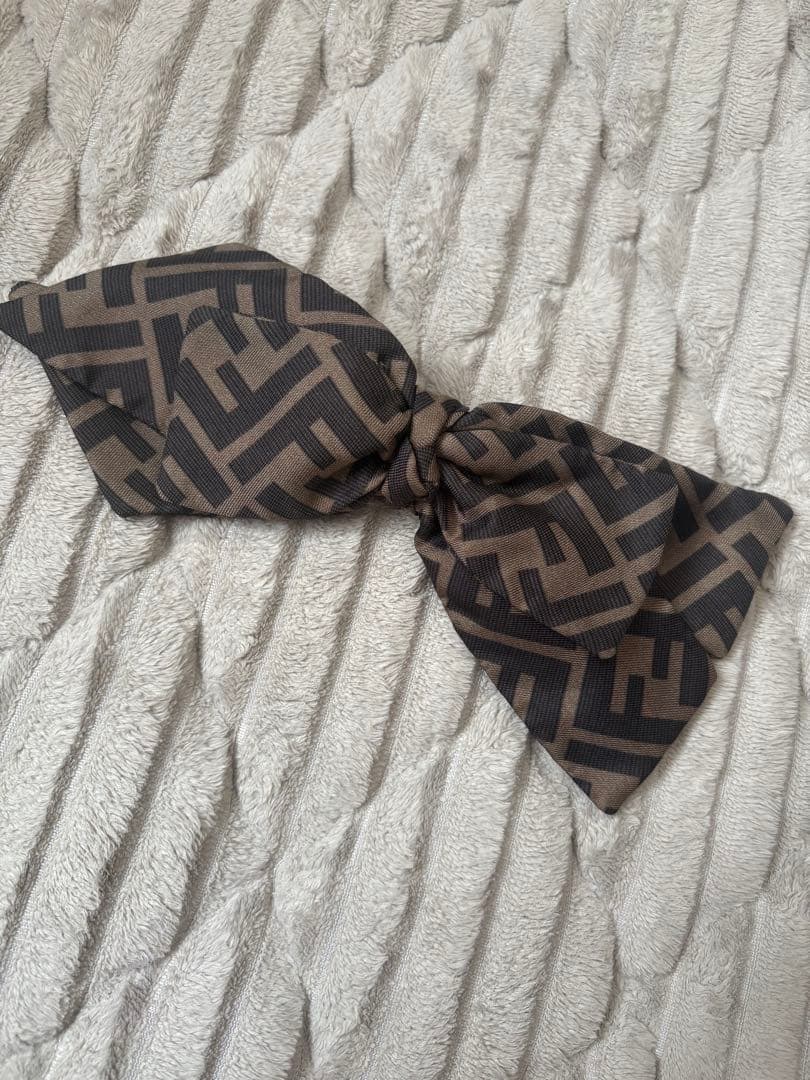 FENDI フェンディ リボンバレッタ