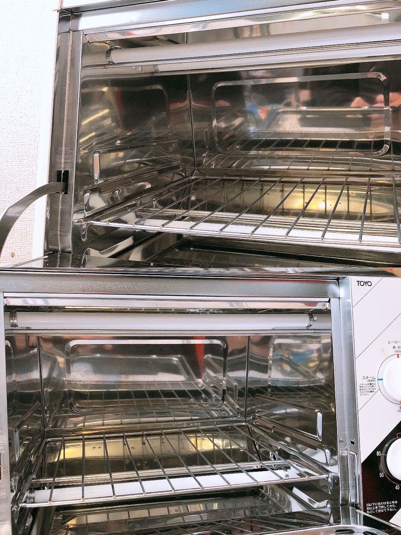 通電OK トーヨー スチームオーブン ＆トースター レトロ家電 付属品有 箱有