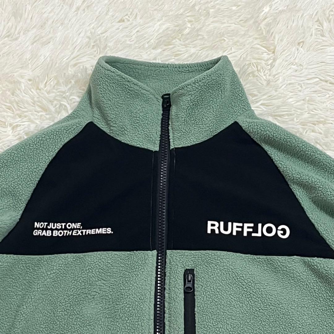 RUFFLOG フリースジャケット　グリーン　XXLゴルフウェア　ラフロッグ