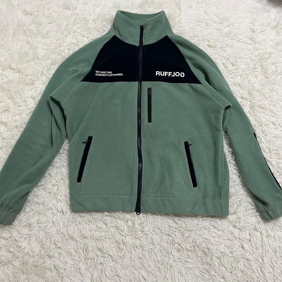 RUFFLOG フリースジャケット　グリーン　XXLゴルフウェア　ラフロッグ