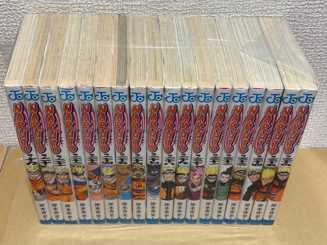 【NRT15m】《ヤケ等有り》NARUTO-ナルト- 全72巻完結全巻セット
