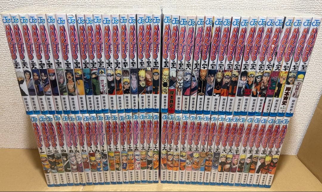 【NRT15m】《ヤケ等有り》NARUTO-ナルト- 全72巻完結全巻セット