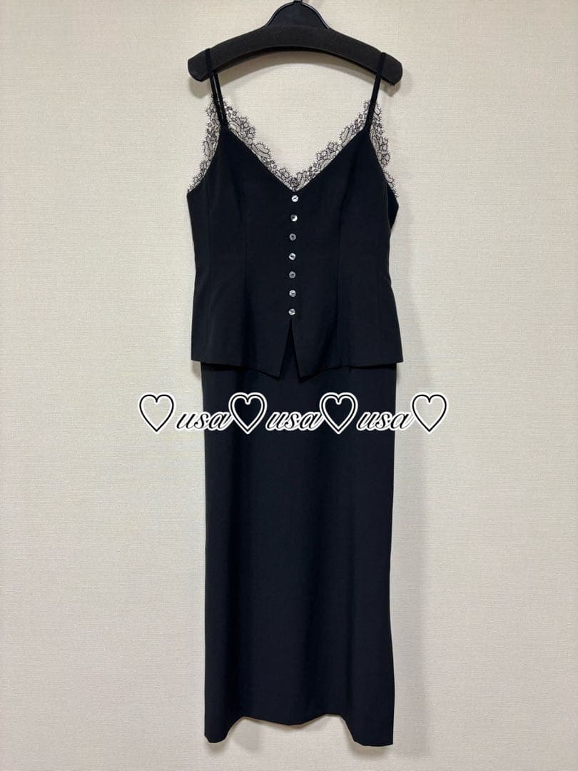 ♡新品♡JUSGLITTY♡ペプラムキャミジャンスカ