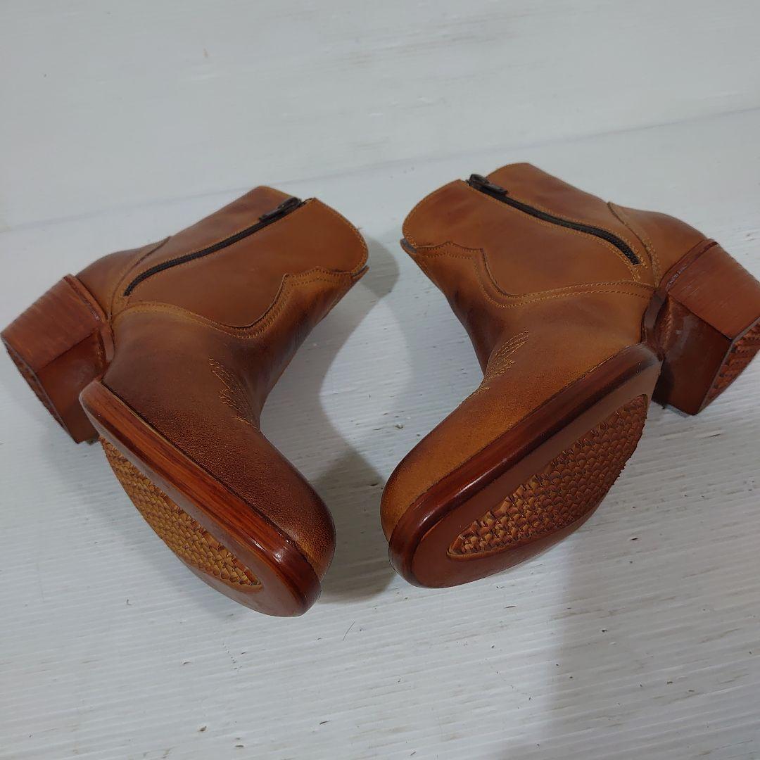 NEVADA ネバダ サイドジップ ウエスタンブーツ ショートブーツ 25cm