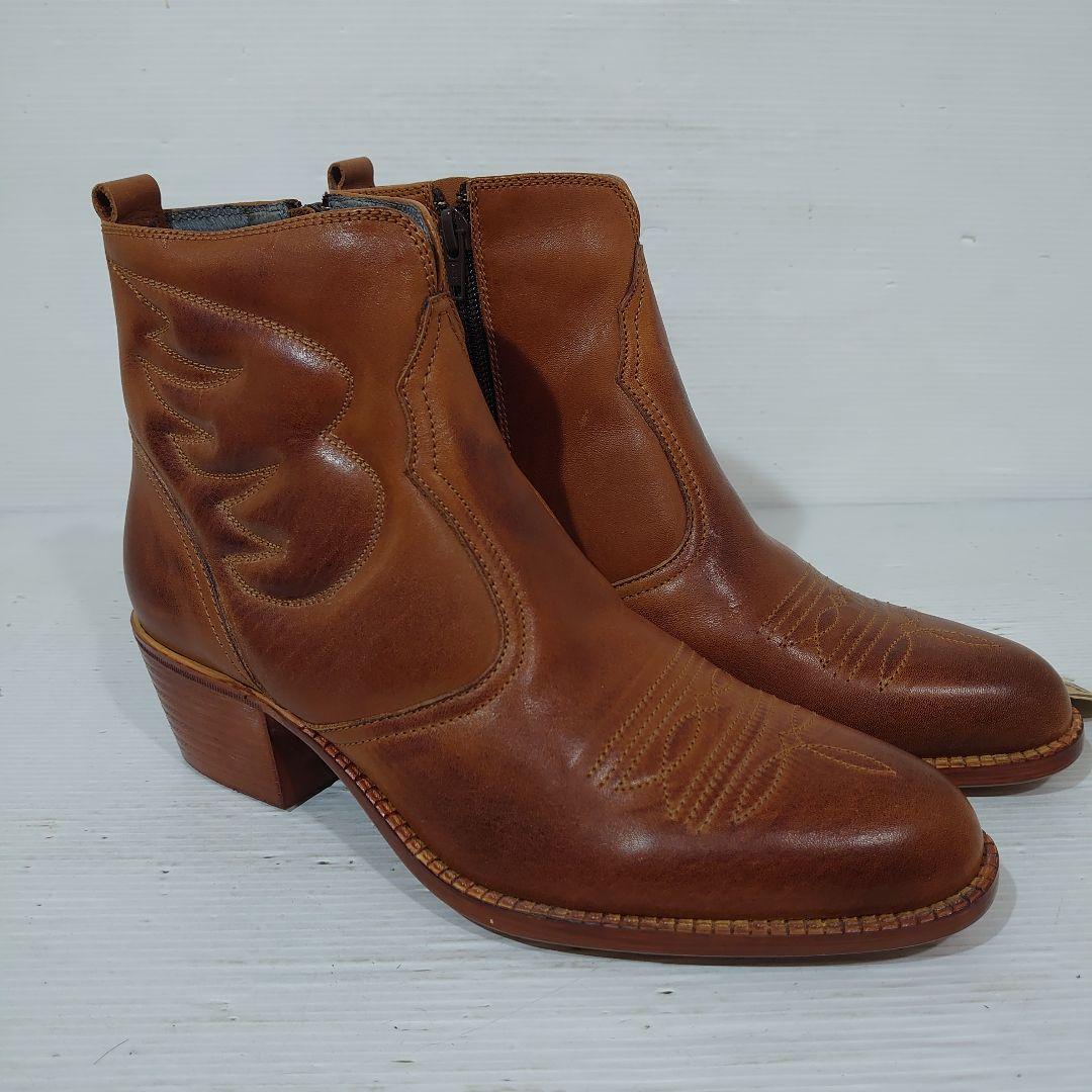 NEVADA ネバダ サイドジップ ウエスタンブーツ ショートブーツ 25cm