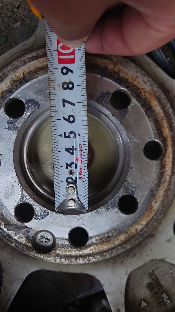 送料無料！ PCD110 100 4穴 14インチアルミホイール