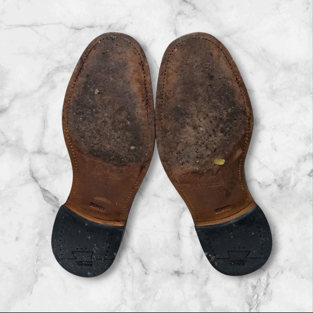 極美品✨リーガル インペリアルグレード 311 シボ革 ウイングチップ シューズ