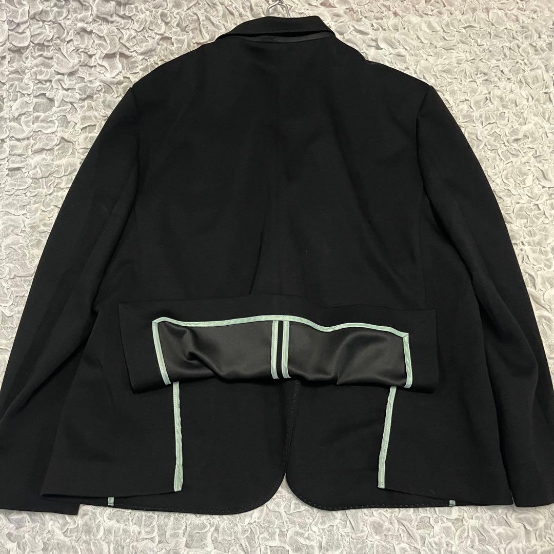 極美品 最大サイズ5L【ARMYRICH】ストレッチ パンツ スーツ セット 黒