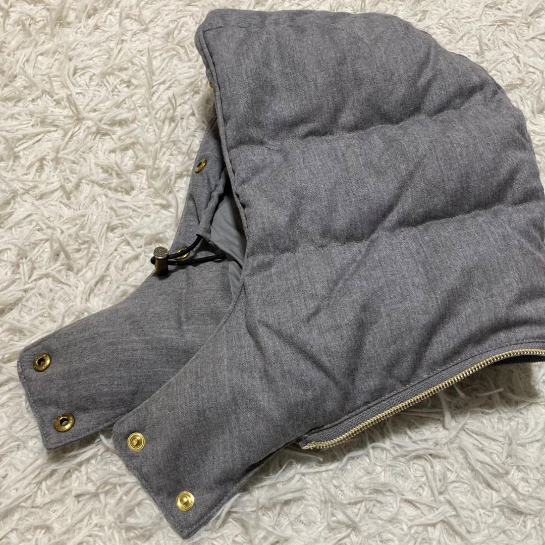 14098タトラス ルセラ ファー ダウンベスト グレー LTA184572 S