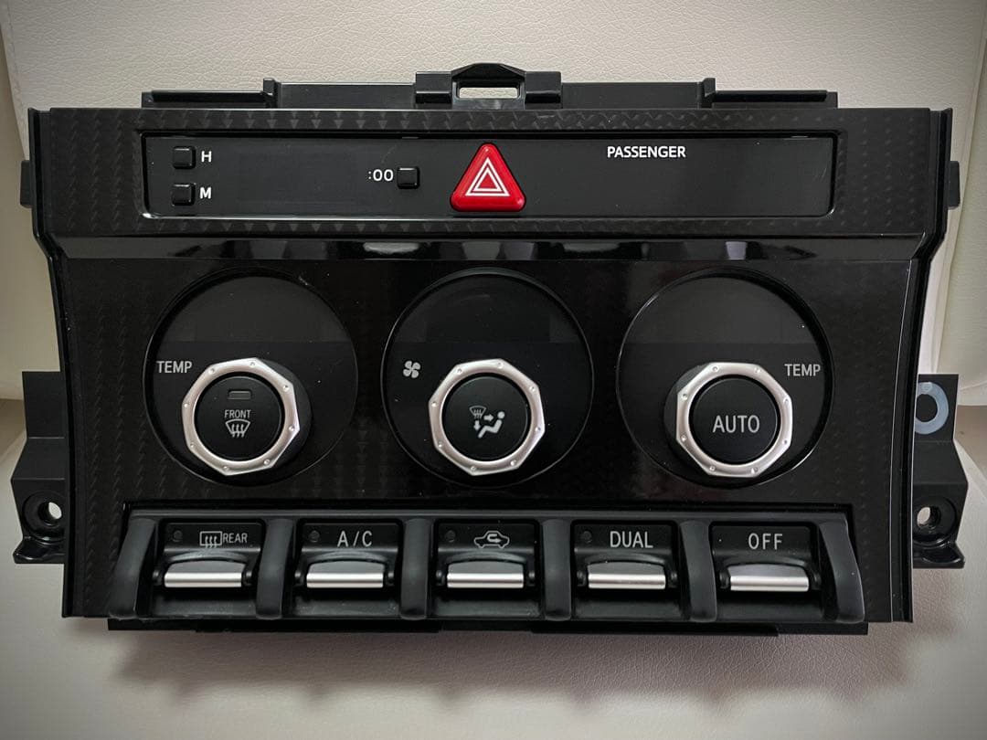 LED打ち替え済86 ZN6 BRZ ZC6エアコンパネル 時計・ハザード付き