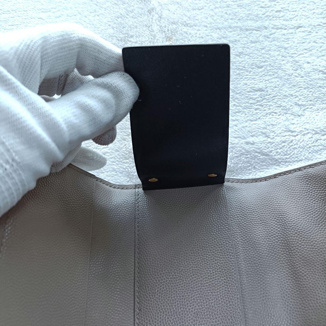 ​極美品♪サンローラン 6連キーケース マトラッセ キャビアスキン ゴールド金具