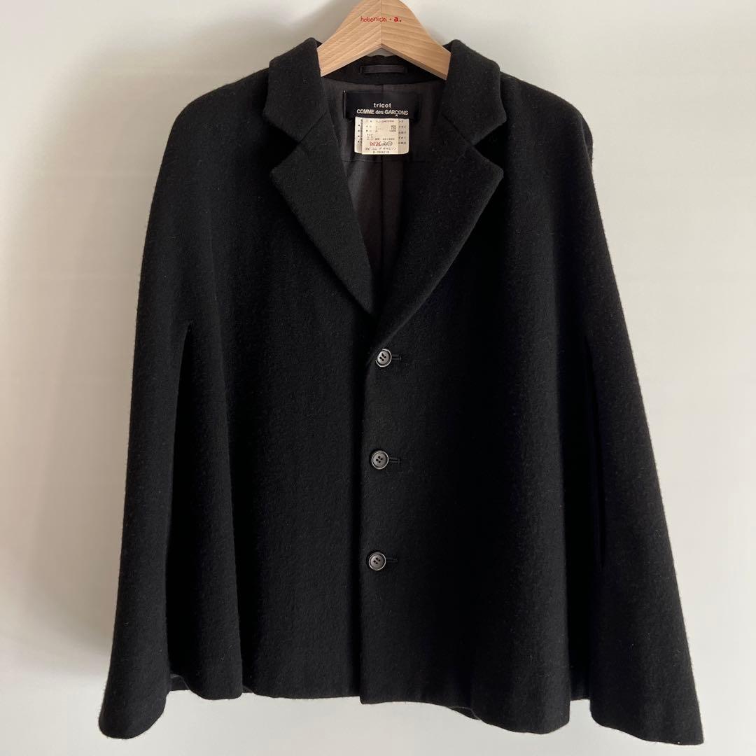 コムデギャルソン トリコ　ウールポンチョ