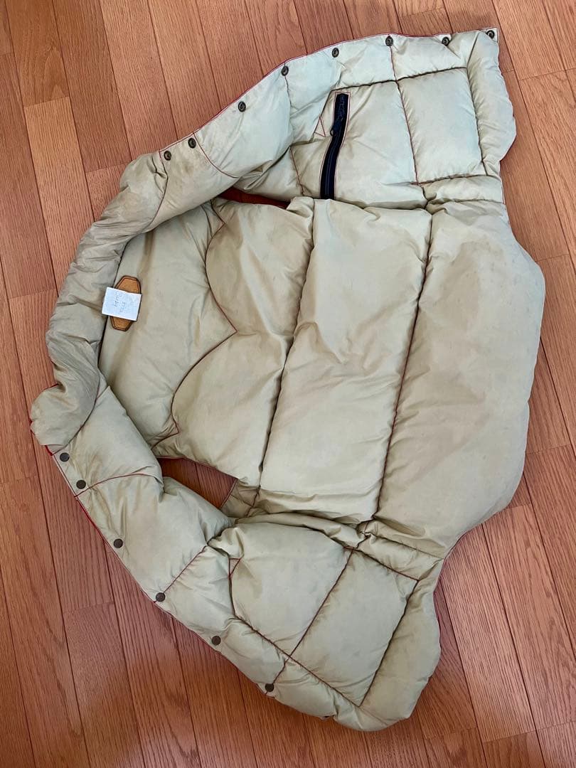 ✅ 70s オリジナル ロッキーマウンテン ダウンベスト当時モノ 穴無赤 40