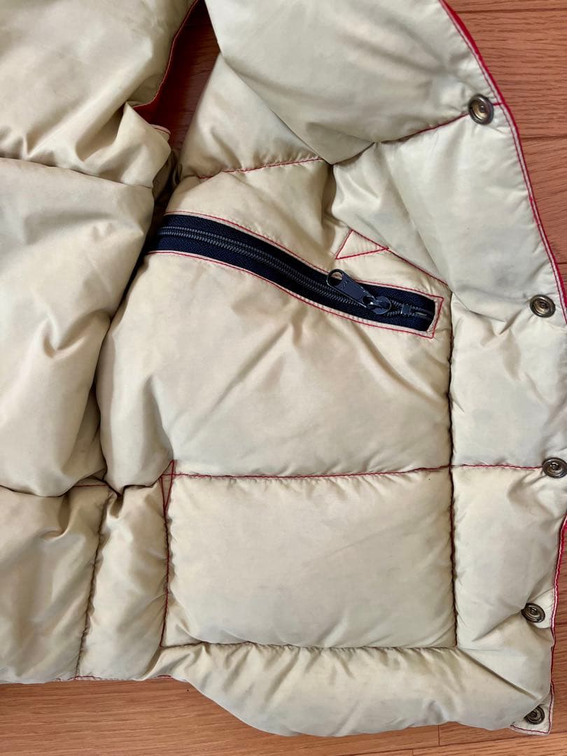 ✅ 70s オリジナル ロッキーマウンテン ダウンベスト当時モノ 穴無赤 40