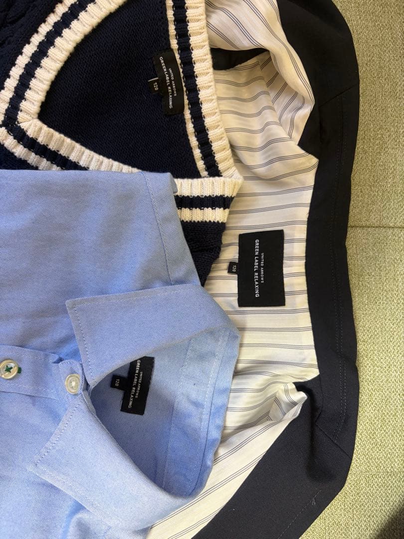 【GREEN LABEL RELAXING】フォーマルスーツセット　男の子120