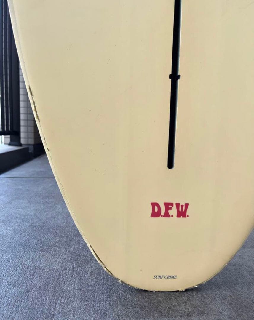 crime サーフボード stubby 7'6 センターフィン付き