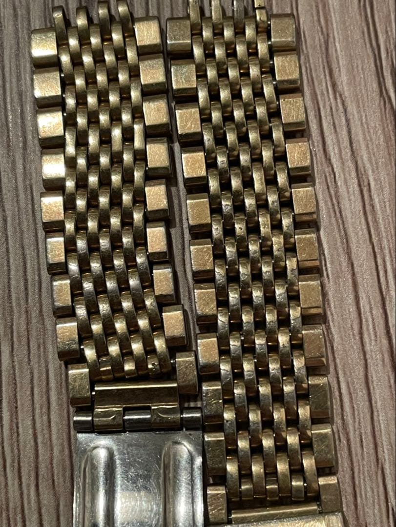 オメガ 純正ブレス 金メッキ 1037 ジャンク 美品