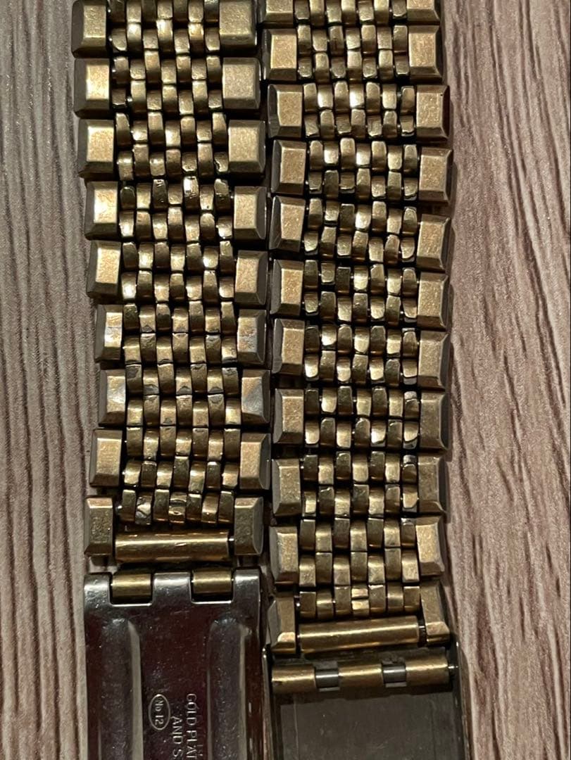 オメガ 純正ブレス 金メッキ 1037 ジャンク 美品