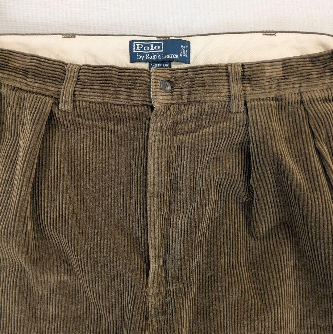 ポロ ラルフローレン　コーデュロイパンツ　w34　コーズ　ANDREW PANT
