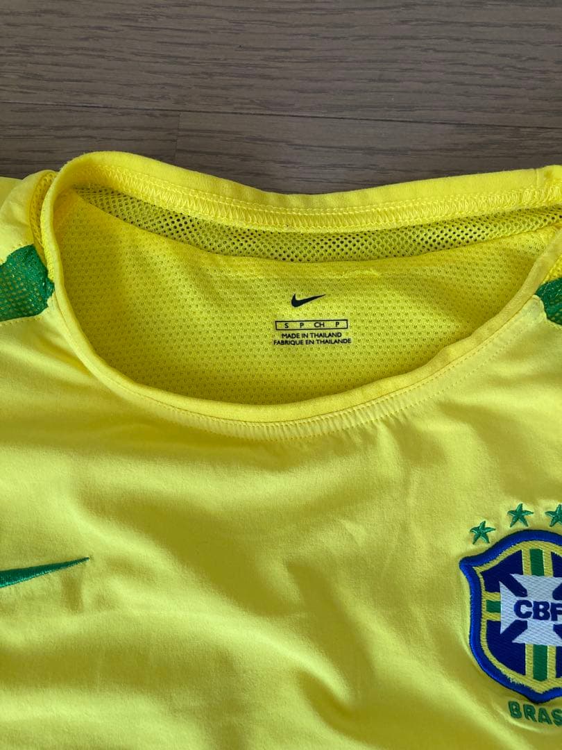 レア2002年ブラジル代表ユニフォーム長袖size s