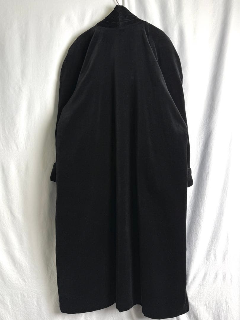 カナダ製 80s JS COLLECTIONS ベルベット ロング コート XL