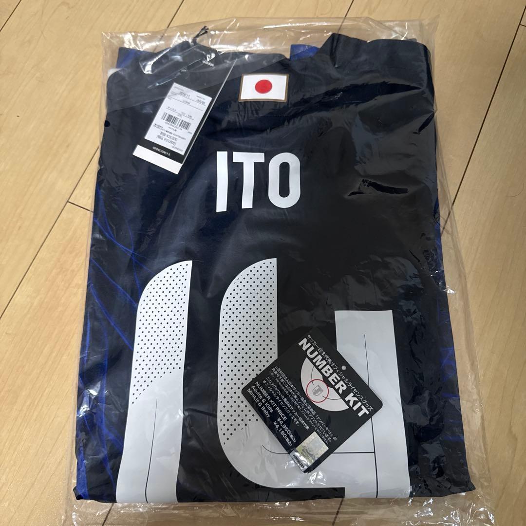 正規日本代表ユニフォーム　長袖　伊東純也