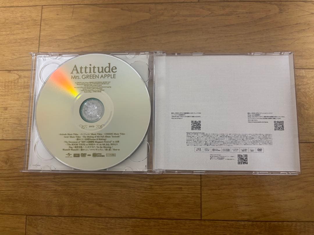 Mrs. GREEN APPLE attitude 初回限定盤