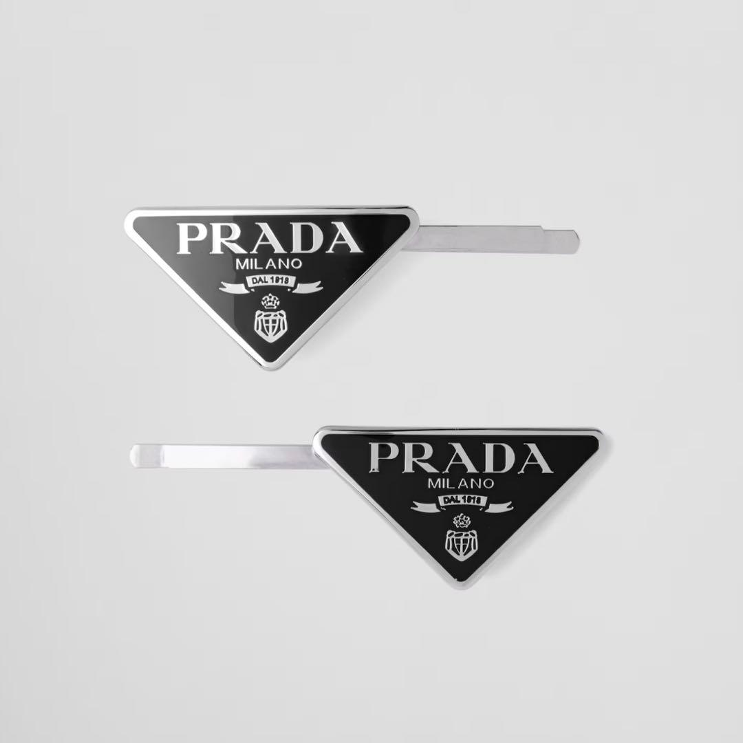 【美品】PRADA ヘアピン 2個セット