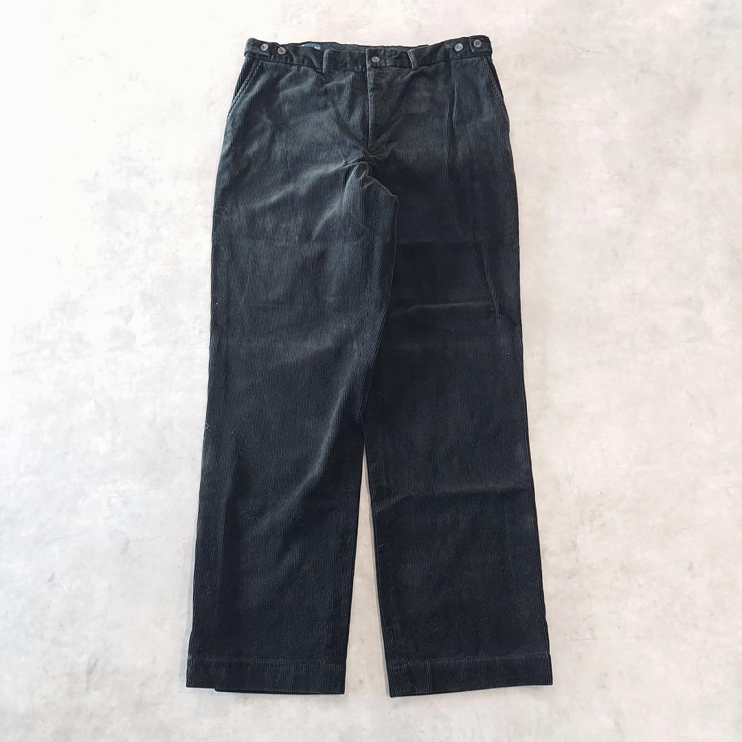 ポロバイ ラルフローレン W35 ポロチノ コーデュロイ 90s 黒 15527