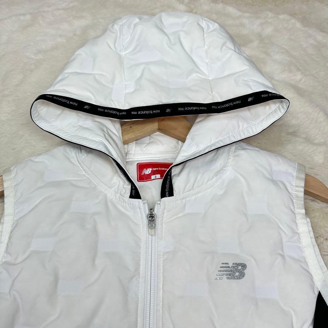 ✨美品✨ニューバランスゴルフ ゴルフ5限定 チュニック丈 中綿ダウンベスト 2