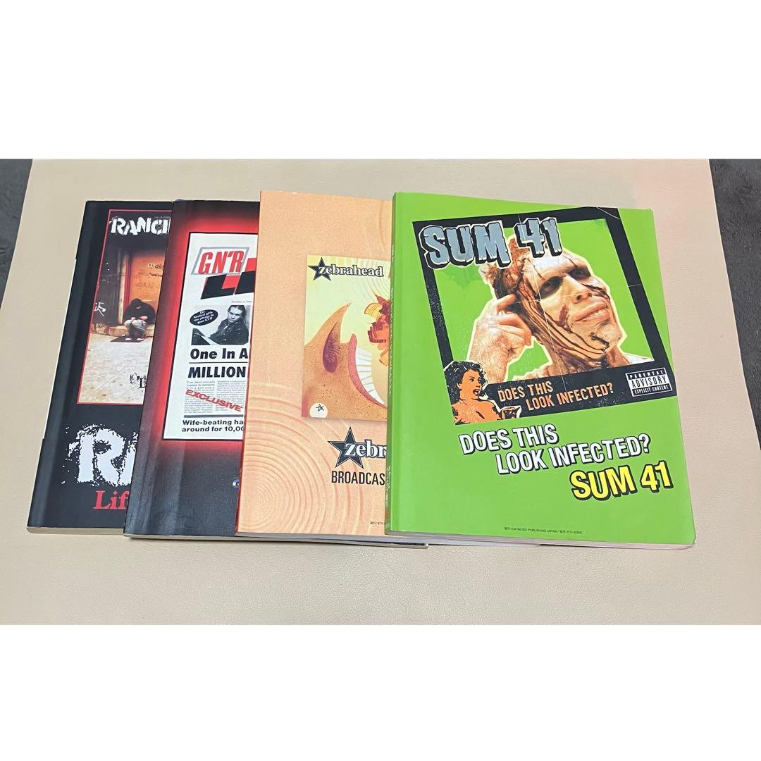 バンドスコアセット Rancid, Guns N' Roses, 他