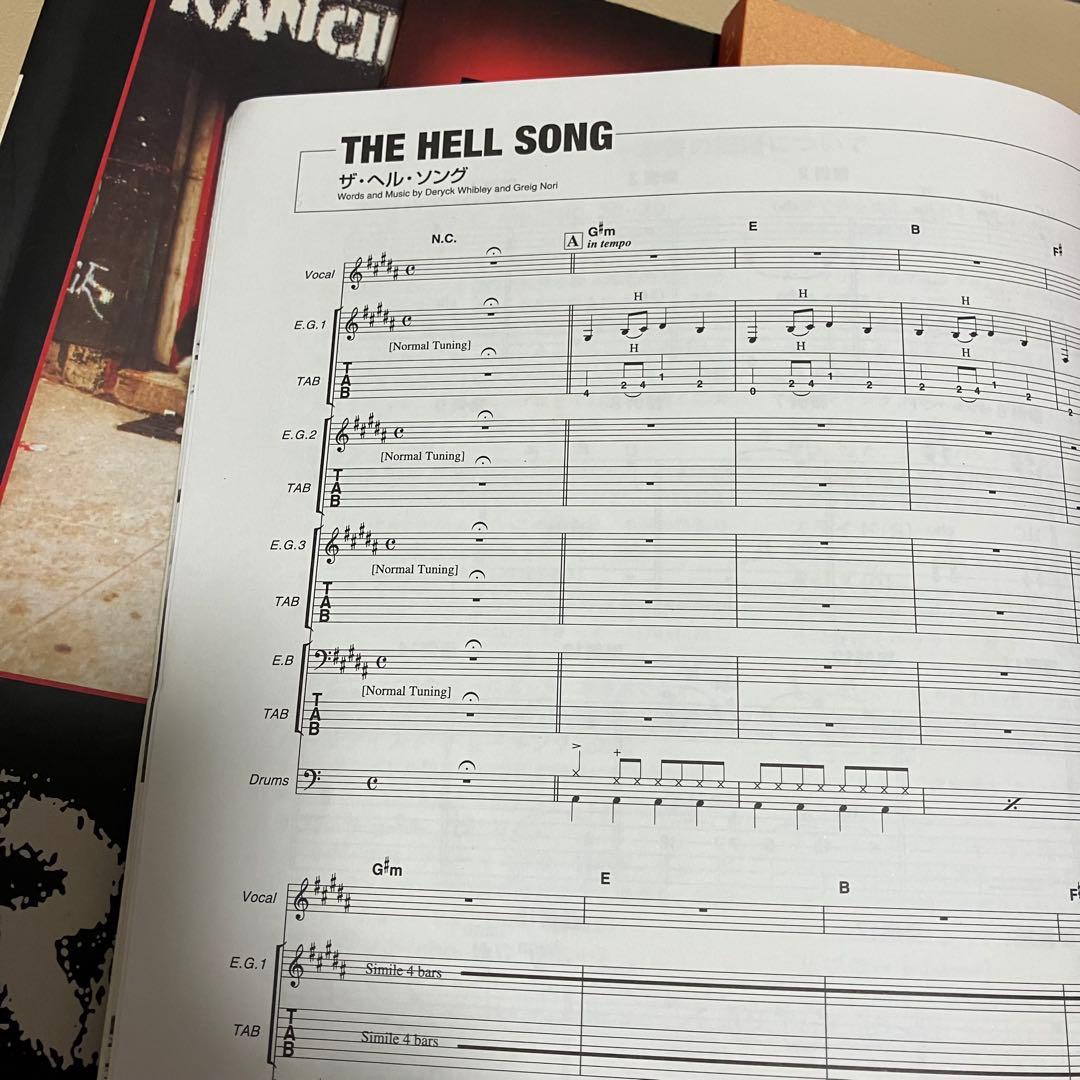 バンドスコアセット Rancid, Guns N' Roses, 他