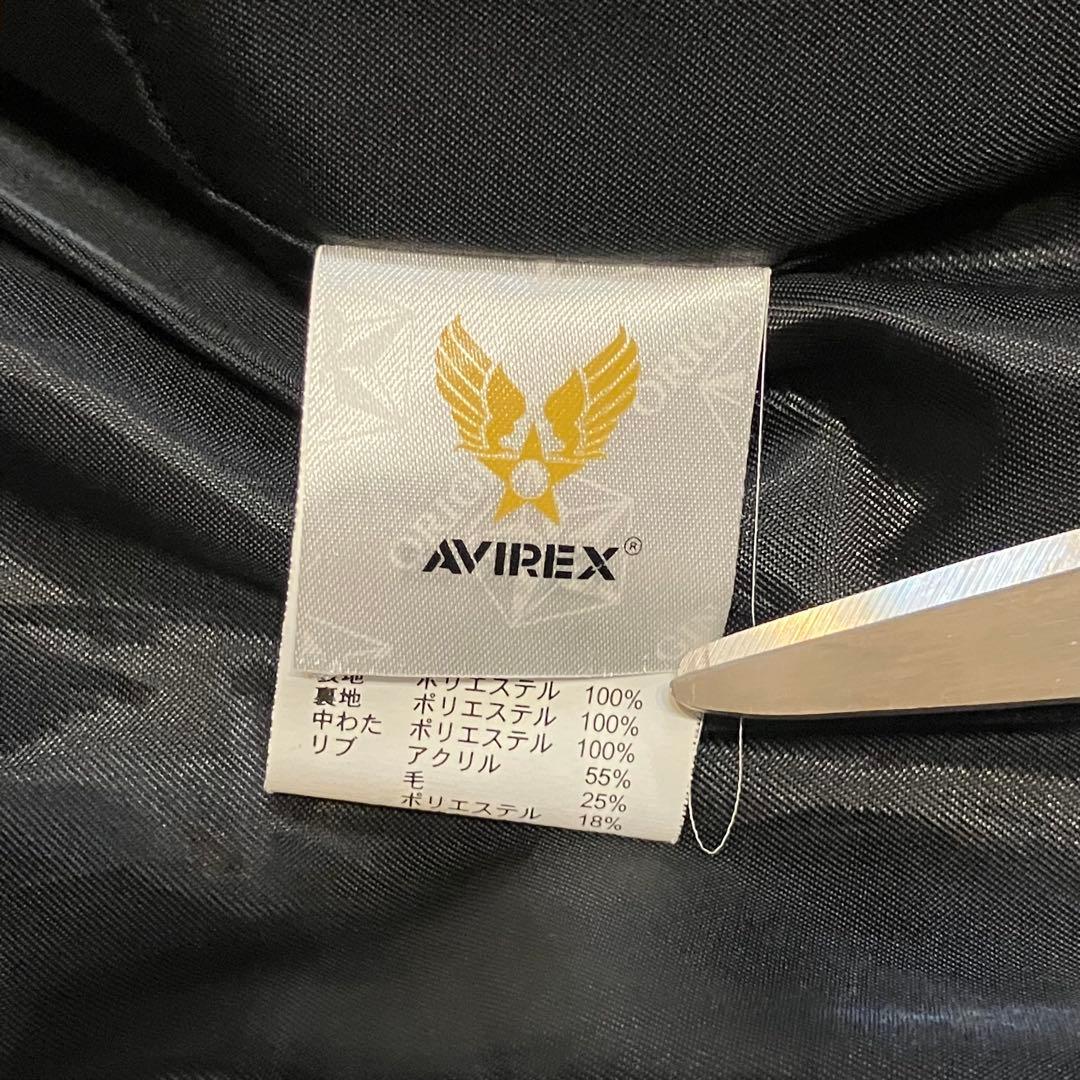 AVIREX CWVジャケット キルティング 中綿 イーグル ワッペン 刺繍