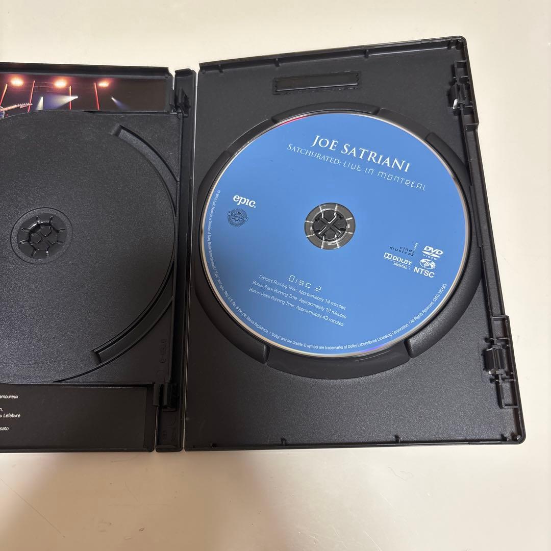 2DVD ジョー・サトリアーニ サッチュレイテッド:ライヴ・イン・モントリオール