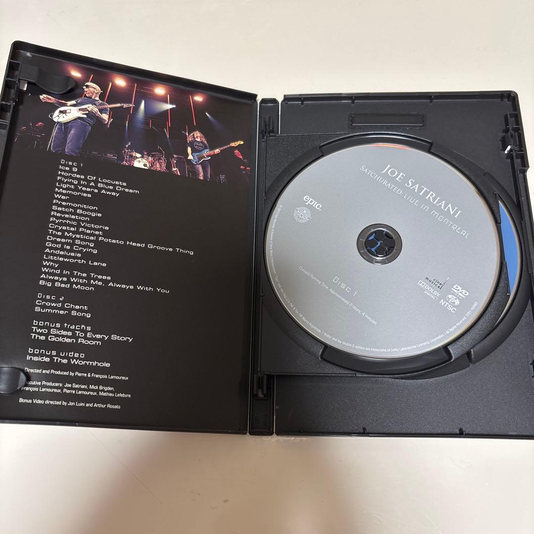 2DVD ジョー・サトリアーニ サッチュレイテッド:ライヴ・イン・モントリオール