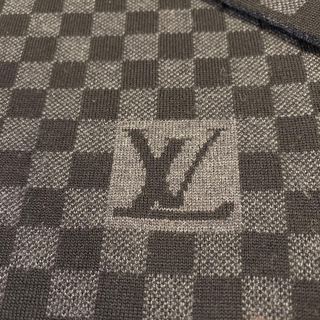 LOUIS VUITTON ダミエ　エシャルプ　マフラー　美品
