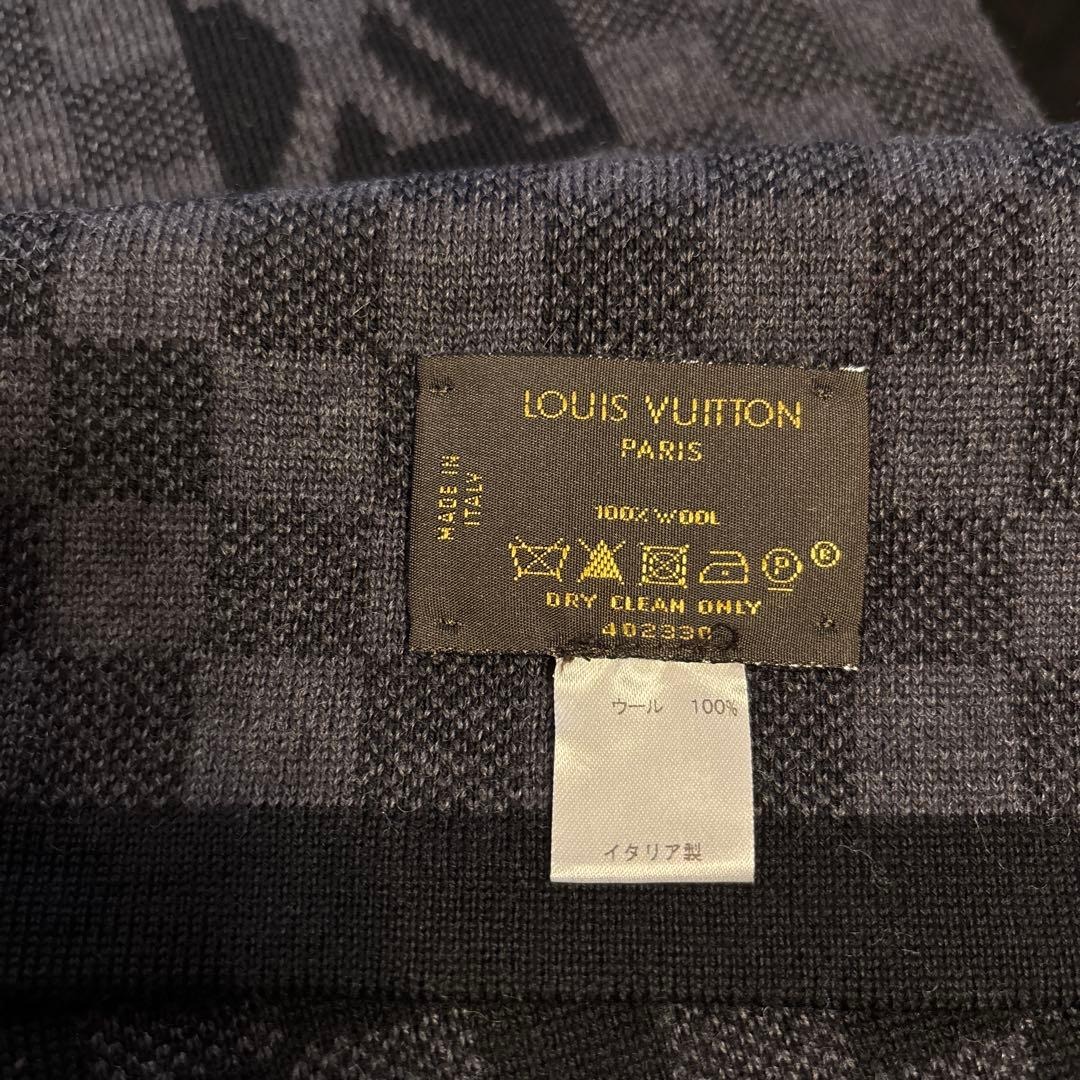LOUIS VUITTON ダミエ　エシャルプ　マフラー　美品