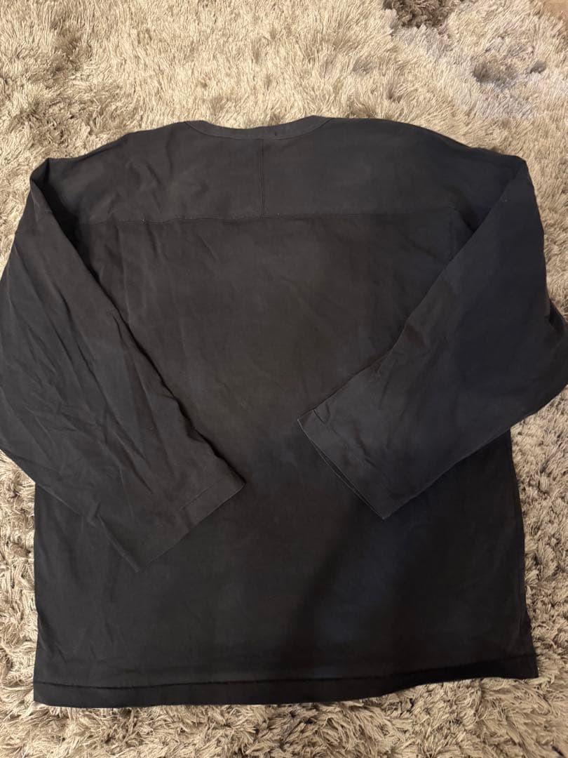 comoli フットボールTシャツ 3サイズ ネイビー