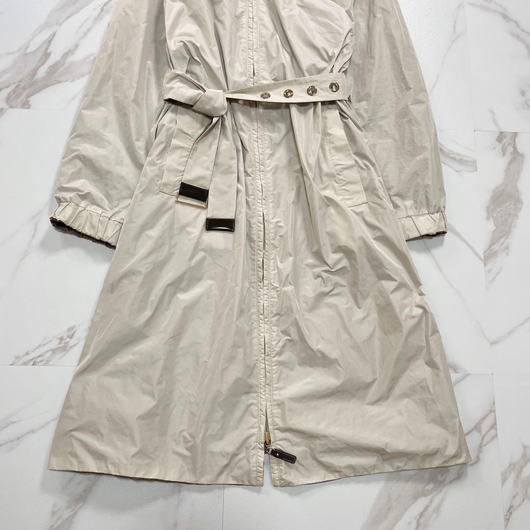 未使用級✨MaxMaraTheCubeリバーシブルタフタフーデットコート4way