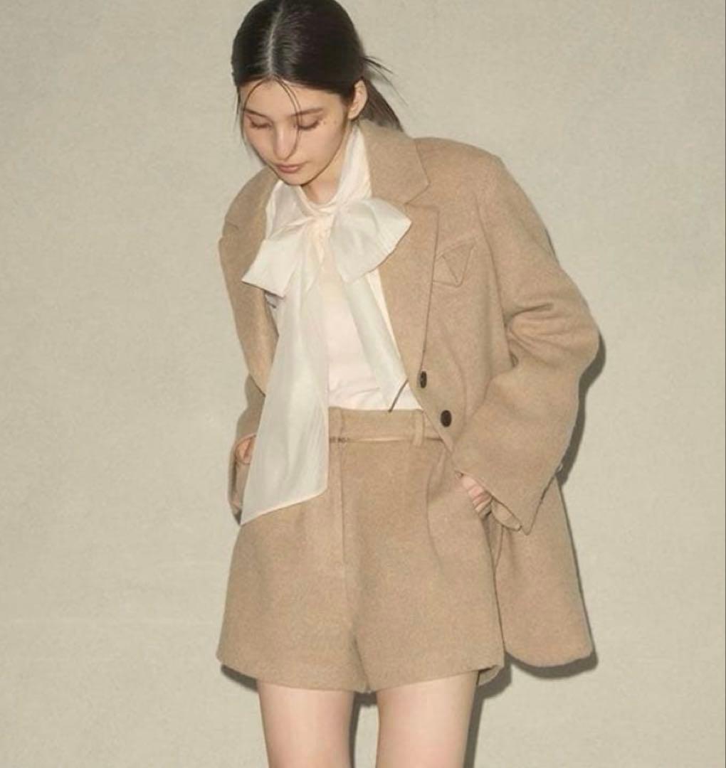 Lilybrown リリーブラウン シャギーオーバージャケットコート