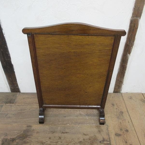 イギリス アンティーク 家具 ファイヤースクリーン 衝立 刺繍 英国 6940d