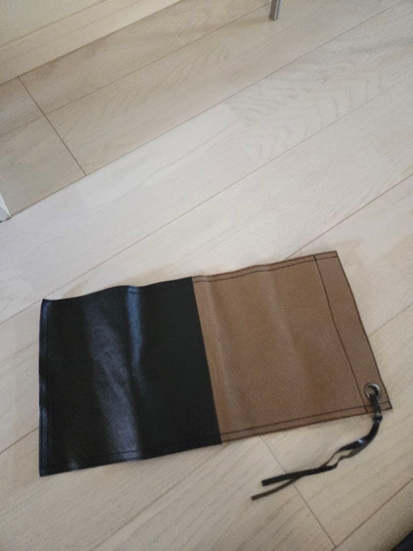 エバゴスebagos キャンパス生地半月型カゴバック