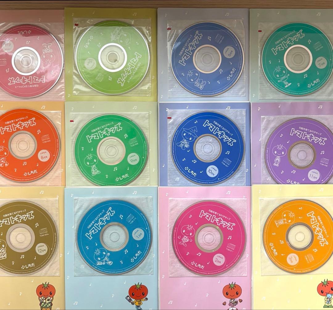 七田式　トマトキッズ　CD &テキスト冊子 中学受験　プリント暗唱用CD しちだ