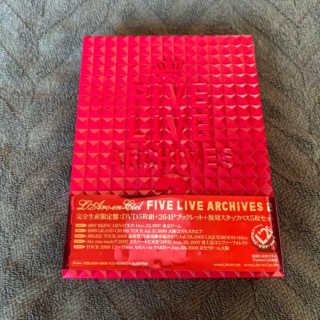 L'Arc～en～Ciel/FIVE LIVE ARCHIVES 2〈完全生産…